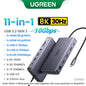 UGREEN ProHub 8K: 10-in-1 Dual HDMI USB-C Dock with 100W PD, RJ45, and USB 3.0 for MacBook