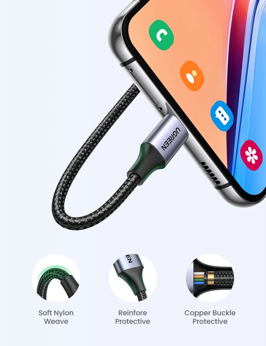 UGREEN 3A USB Type A to Type C Fast Charging Cable