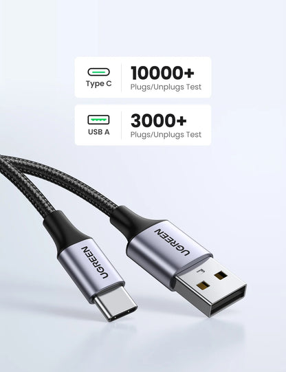 UGREEN 3A USB Type A to Type C Fast Charging Cable