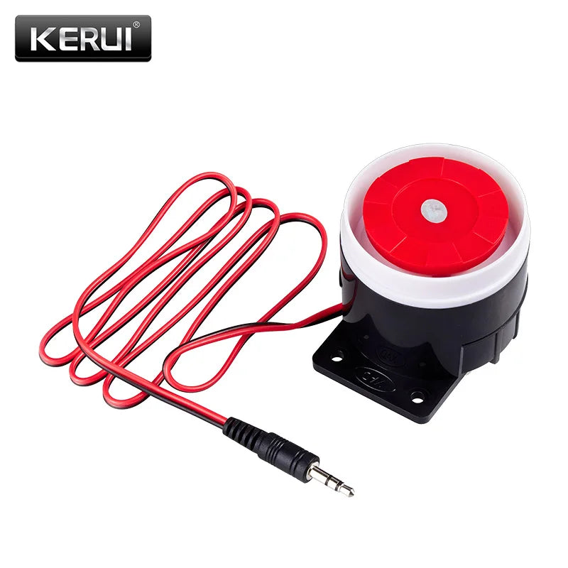 KERUI Mini Wired Siren Horn For Wireless Home Alarm Security System