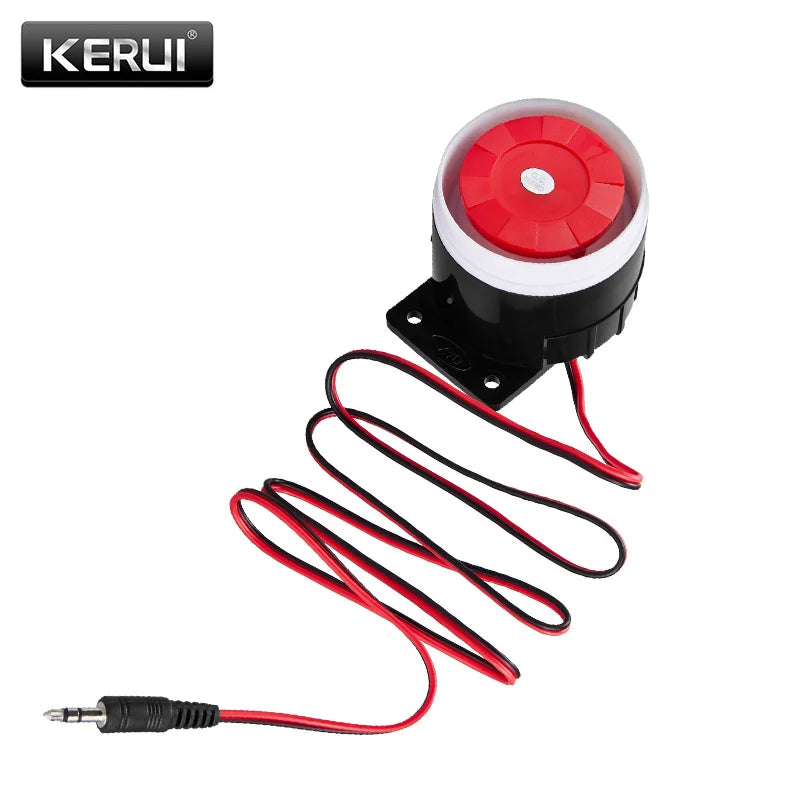 KERUI Mini Wired Siren Horn For Wireless Home Alarm Security System