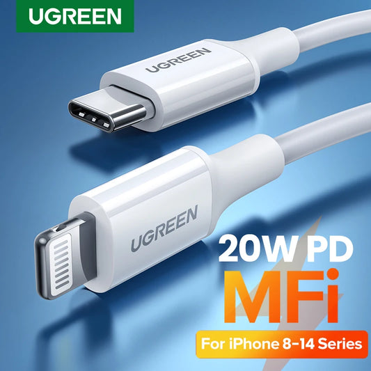 UGREEN MFi 20W PD USB Type C to Lightning Cable