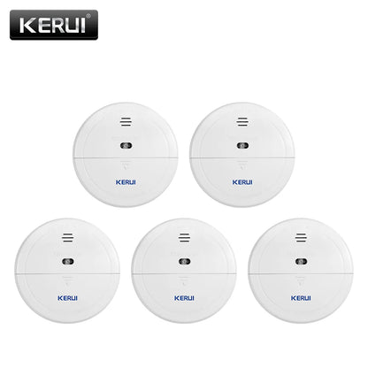 KERUI Wireless Home Fire Smoke Sensor Detector Security Work With GSM Wifi Alarm System