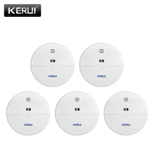 KERUI Wireless Home Fire Smoke Sensor Detector Security Work With GSM Wifi Alarm System