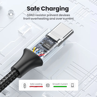 UGREEN 3A USB Type A to Type C Fast Charging Cable