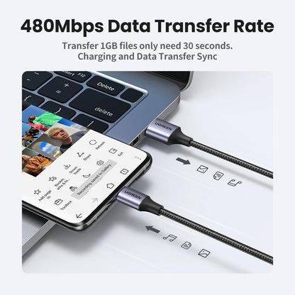 UGREEN 3A USB Type A to Type C Fast Charging Cable